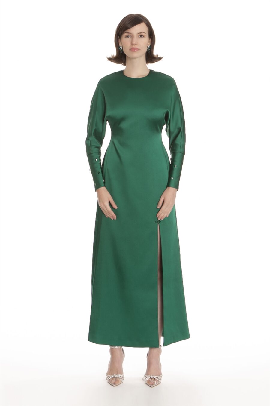 'The Crown Jewel' Emerald Dress