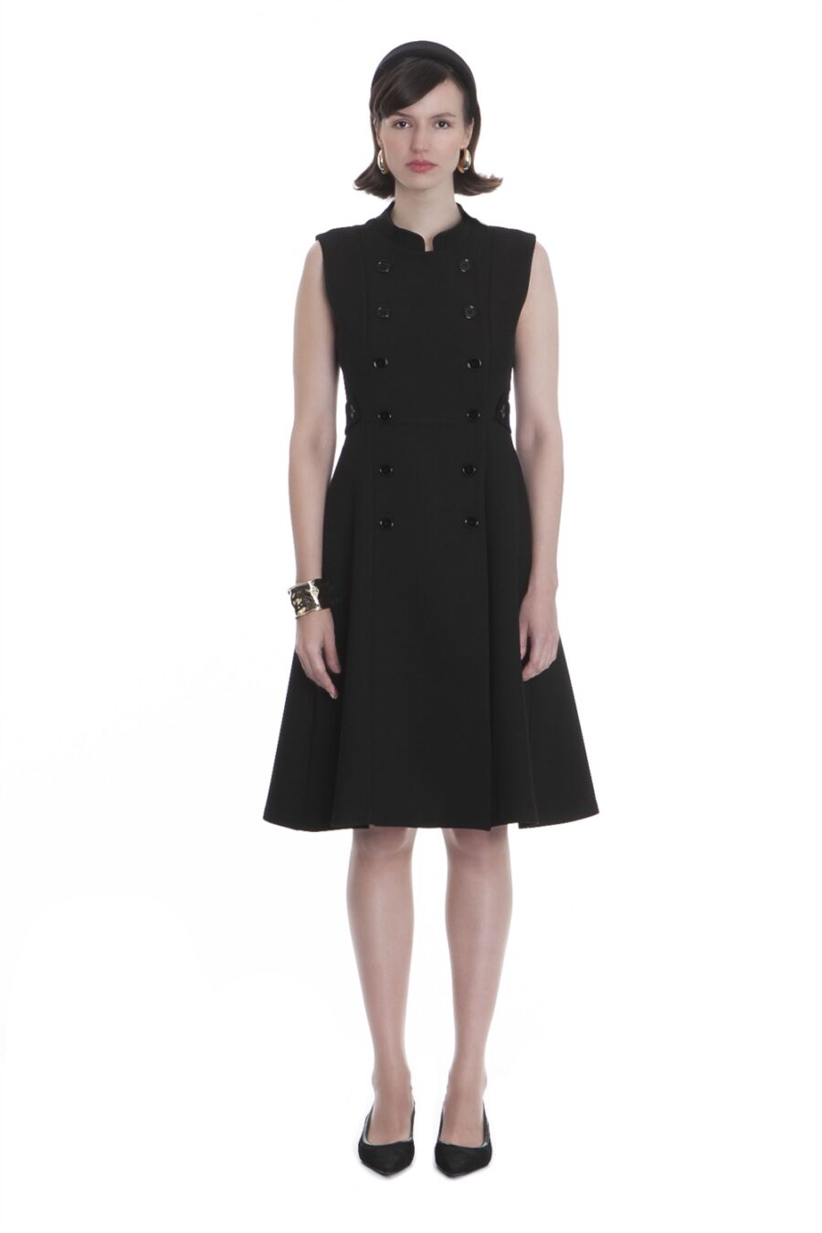 'Imperial Romance' Black Dress