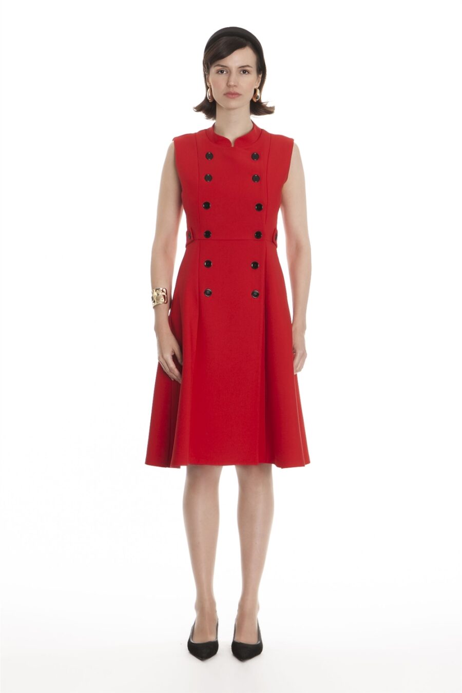 'Imperial Romance' Red Dress